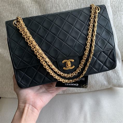 chanel vintage chevron flap bag|authentic chanel classic flap bag.